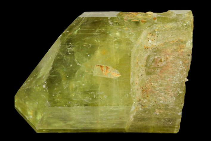 Gemmy, Yellow Apatite Crystal - Morocco #135391